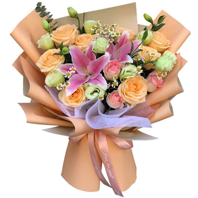 合肥11朵玫瑰桔梗百合，陪你每个季节